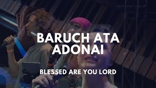 Vinesong  Baruch Ata Adonai Blessed are You Lord Lyric Video [upl. by Hnahym755]