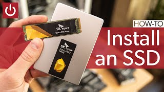 How to Install An SSD in a PC [upl. by Burkhard]