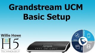 Grandstream UCM IP PBX Basic Setup [upl. by Perzan]