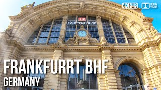 Frankfurt Hauptbahnhof One Of The Busiest Train Stations In  🇩🇪 Germany 4K HDR Walking Tour [upl. by Aver]