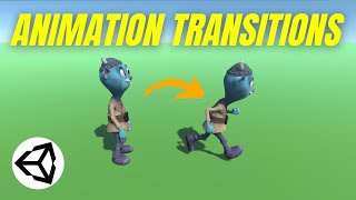 How to use Animation Transitions Unity Tutorial [upl. by Notanhoj]