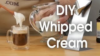 DIY whipped cream in 60 seconds [upl. by Lundell]