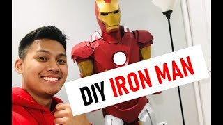 Making a full IRON MAN suit DIY Part 2  Helmet [upl. by Miarfe455]