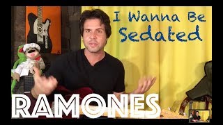 Guitar Lesson How To Play I Wanna Be Sedated by Ramones [upl. by Penoyer]