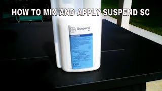 How to use suspend sc to get rid and keep bugs away [upl. by Lindsay]