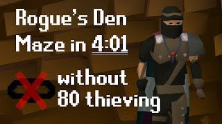 Rogues Den Maze  Quick Guide OSRS [upl. by Ibrahim85]