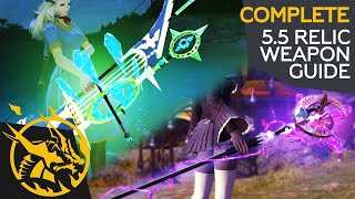 Complete FFXIV Shadowbringers Relic Weapon Guide 558 [upl. by Isador]