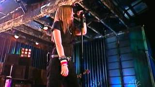 Avril Lavigne  Sk8er Boi  Live  Late Night with Carson Daly 101202 [upl. by Noirred]