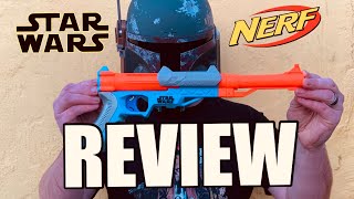 REVIEW Star Wars Nerf Mandalorian Blastech IB94 blaster pistol [upl. by Eiveneg]