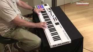 MAudio Code61 USBMIDI Keyboard Controller Demo [upl. by Notsahc]