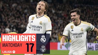 Resumen de Real Madrid vs Villarreal CF 41 [upl. by Nork940]