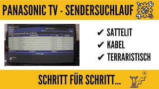 Panasonic Smart TV Sendersuchlauf GANZ EINFACH [upl. by Obmar]