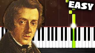 Chopin  Nocturne Op 9 No 2  EASY Piano Tutorial by PlutaX [upl. by Naltiak]