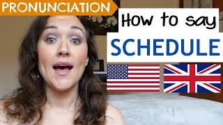 How to Pronounce SCHEDULE US UK amp Australian pronunciation [upl. by Roley]