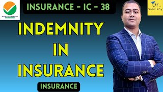 What is Indemnity in Insurance [upl. by Hatty]