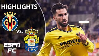 Villarreal vs Las Palmas  LALIGA Highlights  ESPN FC [upl. by Linskey]