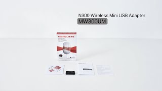 How to set up Mercusys Wireless AdapterMW300UM [upl. by Leanne593]