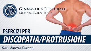 Esercizi per PROTUSIONE e DISCOPATIA  Ginnastica Posturale® [upl. by Alhahs]