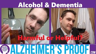 Alcohol amp Alzheimers Dementia Risk Does Moderate Drinking Help Or Hurt [upl. by Aihsad801]