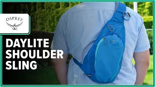 Osprey Daylite Shoulder Sling Review 2 Weeks of Use [upl. by Canotas406]