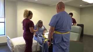 Physical Therapy Transfer Training  How To Transfer From Wheelchair To Bed [upl. by Ak]