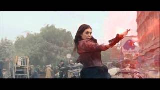 Wanda Maximoff  Scarlet Witch Powers Avengers Age of Ultron [upl. by Nnylidnarb]