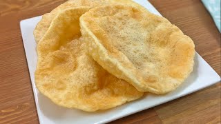 Soft Indian Puri Recipe • How To Make Poori Recipe • How To Make Puri Bread • Indian Bread Recipe [upl. by Yrebmik]