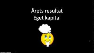 Årets resultat och Eget kapital [upl. by Ahsekat]