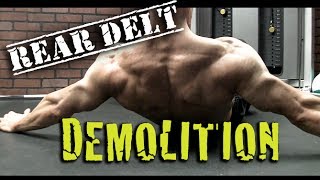 REAR DELTS in Just 4 MOVES  Including NO EQUIPMENT options [upl. by Einyaj789]