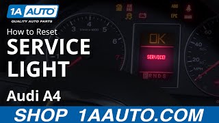 How to Reset Service Light 0409 Audi A4 [upl. by Engelbert]