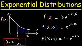 Probability Exponential Distribution Problems [upl. by Teleya]