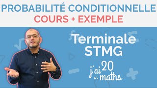 Terminale STMG  Probabilité conditionnelle  Cours  Exemple Jai20enmaths [upl. by Notlew]