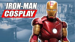 Iron Man Replica Cosplay Suit Up Test [upl. by Doowron91]