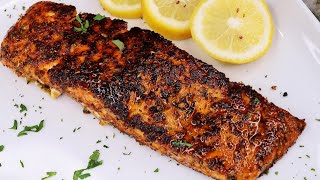 Crispy PanSeared Salmon Recipe  Quick and Easy Salmon Recipe [upl. by Roehm142]