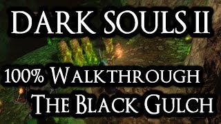 Dark Souls 2 100 Walkthrough 16 The Black Gulch All Items amp Secrets [upl. by Eneluj]