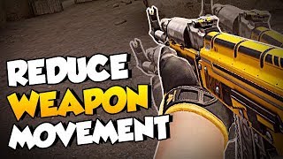 CSGO Quick Tips  How to Reduce Weapon Movement [upl. by Suraved]