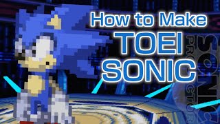 Toei Sonic Custom Character Tutorial  SONIC Projector RP [upl. by Lodge]