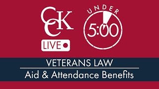 VA Aid and Attendance Benefits and Eligibility Explained [upl. by Aehtna698]