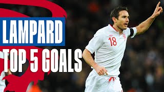 quotAn Emphatic Finish From Frank Lampardquot  Frank Lampard Top 5 Goals  England [upl. by Tammie]