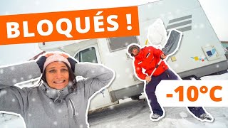 On teste notre CAMPINGCAR en hiver et ça finit mal  🥶 [upl. by Githens]