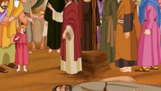 Jesus Heals The Paralysed Man Animation Video [upl. by Grayce297]