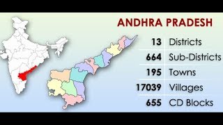 Districts of Andhra Pradesh [upl. by Ynaffet610]