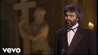 Andrea Bocelli  Ave Maria Live From Basilica Di Santa Maria Sopra Minerva Italy  1999 [upl. by Tressa765]