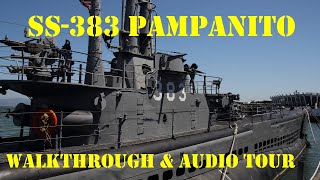 US WWII Submarine Walkthrough amp Audio tour  The USS PampanitoSS383  Balao class [upl. by Gertie]