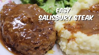 Easy Salisbury Steak Recipe  MOLCS Easy Recipes [upl. by Aiuoqes304]