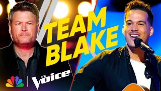 The Best Blind Auditions from Team Blake  The Voice  NBC [upl. by Llekim296]