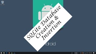 Android Tutorial Kotlin  30  SQLite Database Creation and Insertion [upl. by Jacynth955]