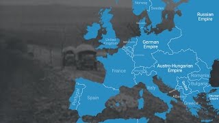 Animated Map Shows How World War I Changed Europes Borders [upl. by Becker381]