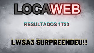 LOCAWEB RESUMO RI 1T23  LWSA3 SURPREENDEU VAI VALORIZAR MAIS [upl. by Nahtanha972]