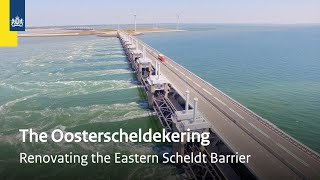 The Oosterscheldekering the largest Delta Works of The Netherlands [upl. by Nylauqcaj318]